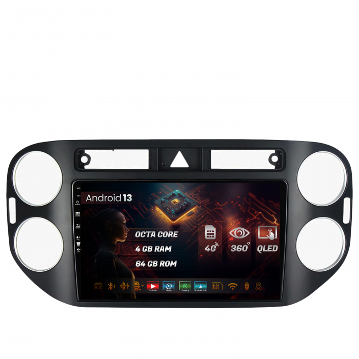 Navigatie QLED VW Tiguan (2008-2010) 4GB | Hub64.ro [1]