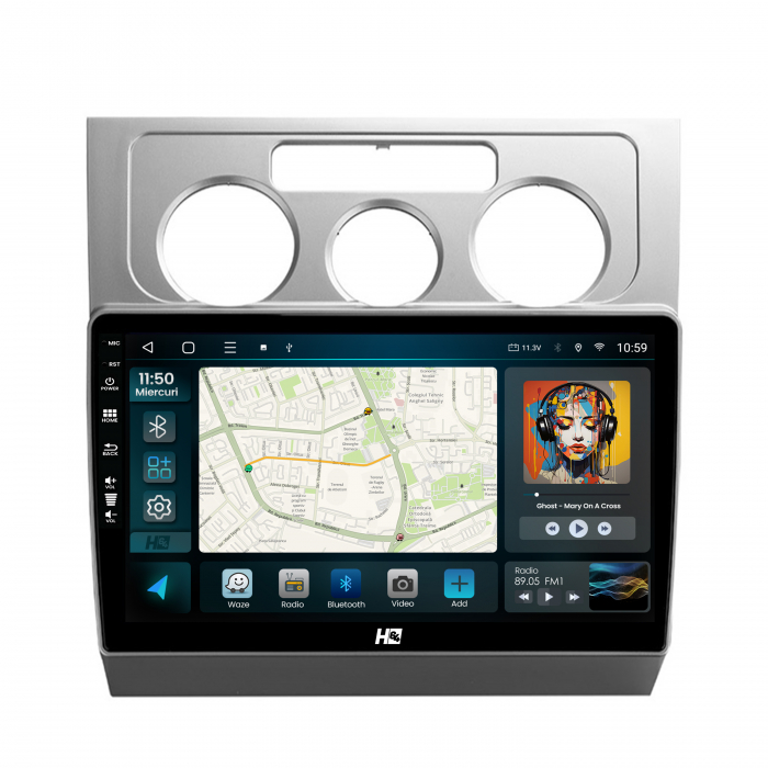 Navigatie Android 13 Volkswagen Touran 8GB | Hub64.ro [2]
