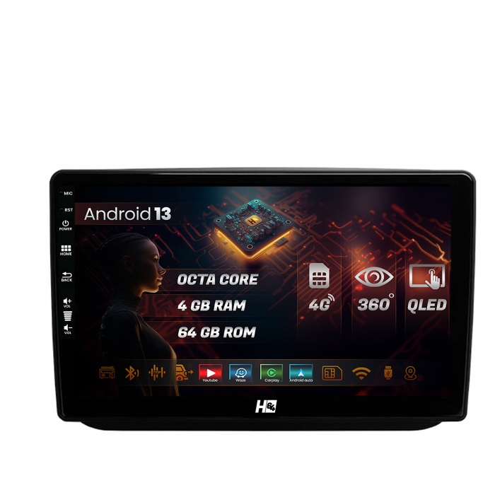 Navigatie QLED Android 13 Skoda Fabia | Hub64.ro [1]