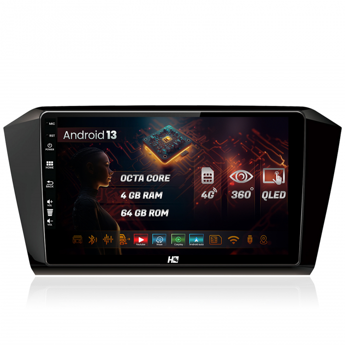 Navigatie Android 13 Passat B8 QLED | Hub64.ro [1]