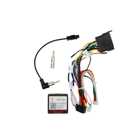 Conectică Fiat - Cablaj Adaptor Fiat 500 (2007-2015) pentru Navigații multimedia Android | HUB64.ro