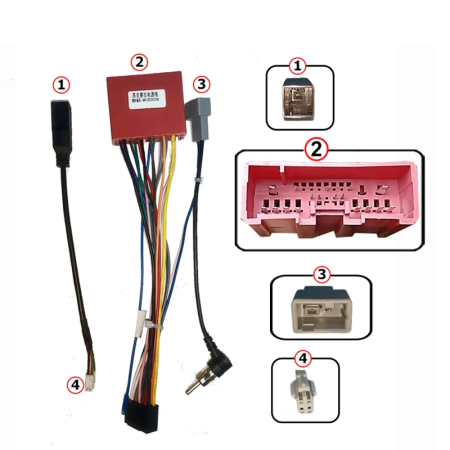 Cablaj Adaptor Mazda 2 (2007-2012) pentru Navigații multimedia Android | HUB64.ro [1]