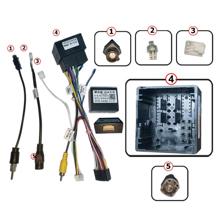 Cablaj Adaptor Peugeot 308 (2016+) pentru Navigații multimedia Android | HUB64.ro [1]