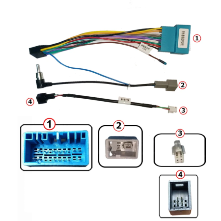 Cablaj Adaptor Suzuki Alivio (2015+) pentru Navigații multimedia Android | HUB64.ro [1]