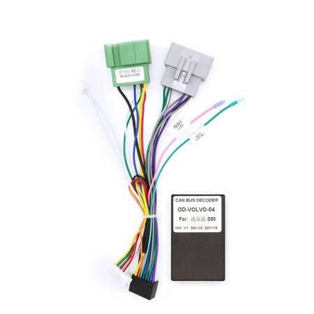 Conectică Volvo - Cablaj Adaptor Volvo S80 (2001-2006) pentru Navigații multimedia Android | HUB64.ro