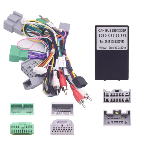 Conectică Volvo - Cablaj Adaptor Volvo XC60 (2008-2013) pentru Navigații multimedia Android | HUB64.ro