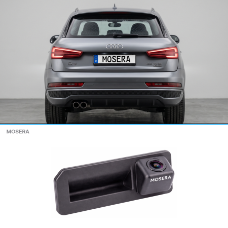 Camere marșarier auto - Cameră marșarier Audi Q3 F3 2019+ în mâner AHD 1080P/NTSC MOSERA