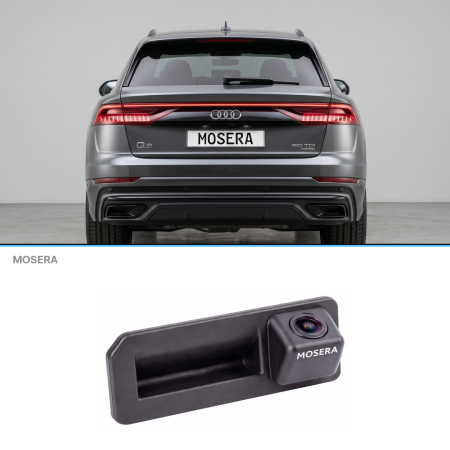 Camere marșarier auto - Cameră marșarier Audi Q8 2019+ în mâner AHD 1080P/NTSC MOSERA