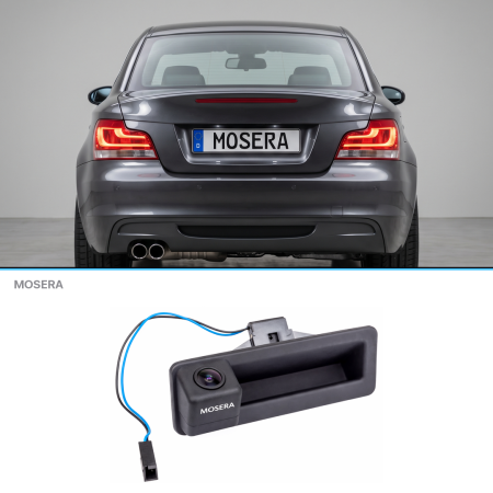 Camere marșarier auto - Cameră marșarier BMW Seria 1 E82, E88 2006-2013 AHD 1080P/NTSC MOSERA