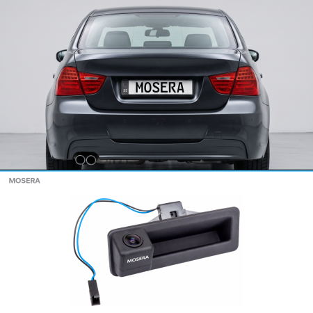 Camere marșarier auto - Cameră marșarier BMW Seria 3 E90, E91, E92, E93 2004-2012 AHD 1080P/NTSC MOSERA