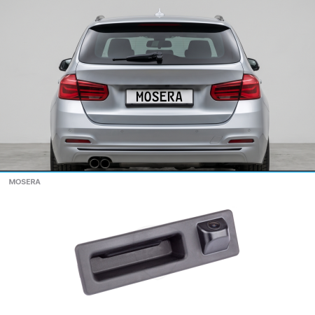Camere marșarier auto - Cameră marșarier BMW Seria 3 Touring 2011-2017 în mâner AHD 1080P/NTSC MOSERA