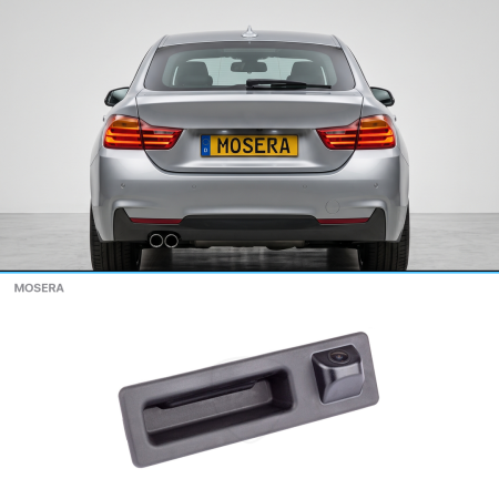 Camere marșarier auto - Cameră marșarier BMW Seria 4 Gran Coupé 2013-2017 în mâner AHD 1080P/NTSC MOSERA