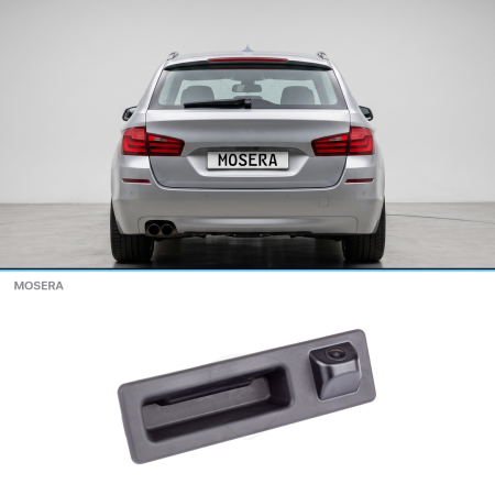 Camere marșarier auto - Cameră marșarier BMW Seria 5 Touring 2009-2017 în mâner AHD 1080P/NTSC MOSERA