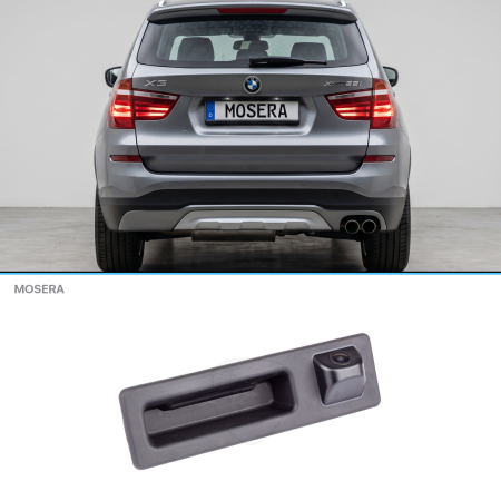 Camere marșarier auto - Cameră marșarier BMW X3 2009-2017 în mâner AHD 1080P/NTSC MOSERA
