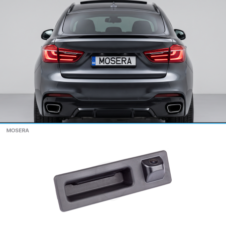 Camere marșarier auto - Cameră marșarier BMW X6 2013-2017 în mâner AHD 1080P/NTSC MOSERA