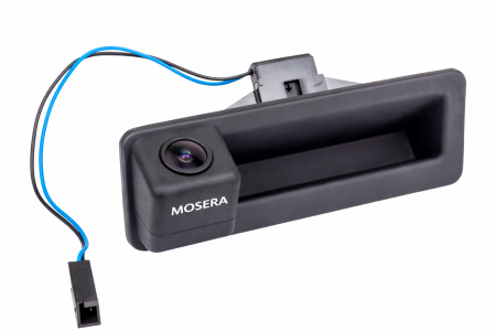 Camere marșarier auto - Camera Marsarier in Maner BMW seria 1, 3, 5, X1, X5, X6, E61, E72, E82, E88, E93, E92, E93 - AHD 1080P / NTSC, Unghi 155 Grade, MOSERA