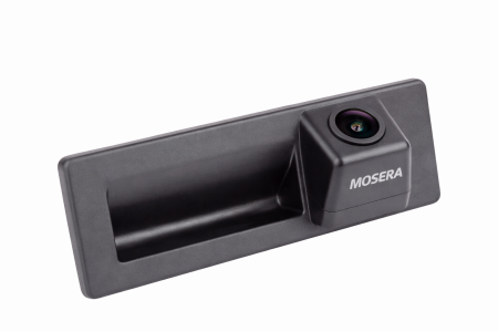 Camere marșarier auto - Camera Marsarier in Maner  Škoda Octavia 3, Superb 3, Kodiaq - AHD 1080P / NTSC, Unghi 155 Grade, MOSERA