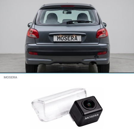 Camere marșarier auto - Cameră marșarier Peugeot 206 1998-2012 AHD 1080P/NTSC MOSERA