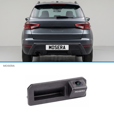 Camere marșarier auto - Cameră marșarier Seat Arona 2018+ în mâner AHD 1080P/NTSC MOSERA