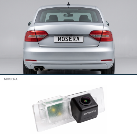 Camere marșarier auto - Cameră marșarier Skoda Superb 2 (2013 - 2015 facelift) AHD 1080P/NTSC MOSERA