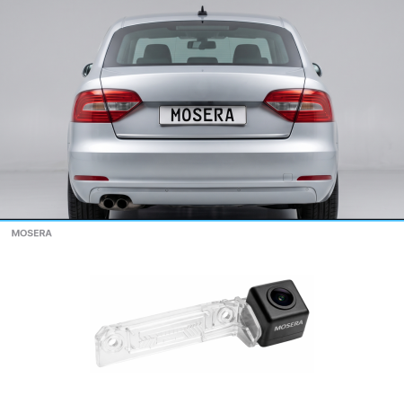 Camere Skoda - Cameră marșarier Skoda Superb 2 Sedan 2008-2015 AHD 1080P/NTSC MOSERA