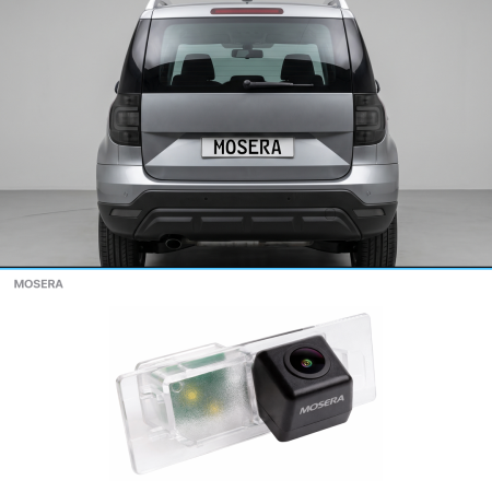 Camere marșarier auto - Cameră marșarier Skoda Yeti facelift 2013-2017 AHD 1080P/NTSC MOSERA