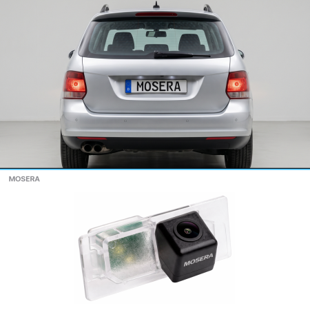 Camere marșarier auto - Cameră marșarier Volkswagen Golf 6 Variant versiune cu LED 2009-2014 AHD 1080P/NTSC MOSERA