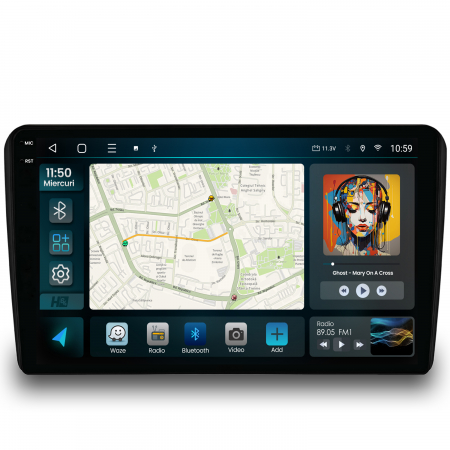 Navigatie 2K Android 13 Audi A3/ S3/ RS3 QLED | Hub64.ro [1]