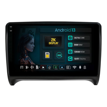 Navigații Audi TT 8J 2006-2014 - Navigatie Android Audi TT 8+128GB | Hub64.ro