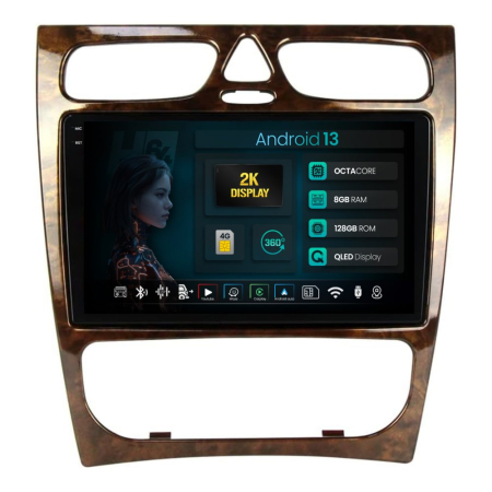 Navigații Mercedes-Benz C Class W203 2000-2004 - Navigatie Android Benz C Class (W203) (2002-2004) 8+128GB | Hub64.ro
