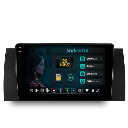 Seria 5 E39 1995-2004 - Navigatie 2K Android 13 BMW E39/E53/E38 QLED | Hub64.ro