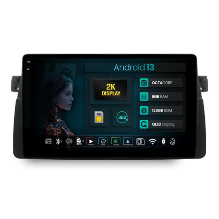 Navigații BMW Seria 3 E46 1998-2005 - Navigatie Android BMW E46 8+128GB | Hub64.ro