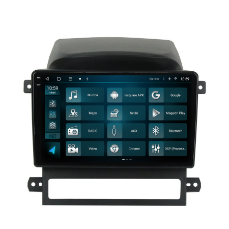 Navigatie 2K Android 13 Chevrolet Captiva (2006-2011) QLED | Hub64.ro [2]