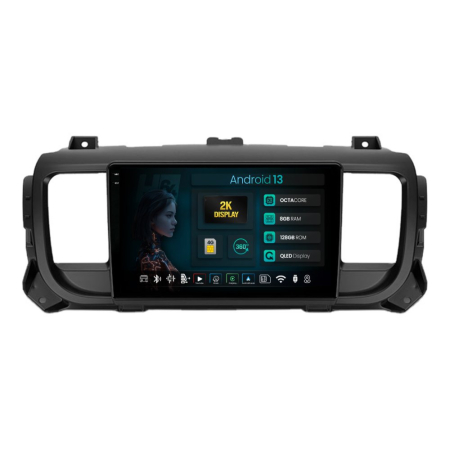 Navigații Peugeot Expert (2017-2021) - Navigatie 2K Android Citroen Jumpy / Peugeot Expert (2017-2021) 8GB | Hub64.ro