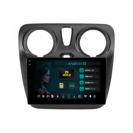 Dokker 2012-2022 - Navigatie 2K Android 13 Dokker QLED | Hub64.ro