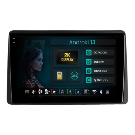 Navigații Dacia Duster II 2018-2024 - Navigatie Android Dacia Duster 2018+ 8GB | Hub64.ro