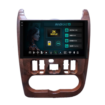 Navigații auto dedicate - Navigatie 2K Dacia Logan 2008-2013 4GB | Hub64.ro
