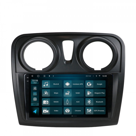 Navigatie 2K Android 13 Dacia 9" QLED | Hub64.ro [2]