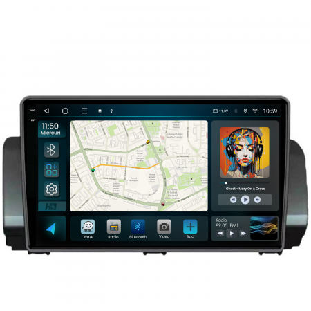 Navigatie 2K Android 13 Dacia 9" QLED | Hub64.ro [1]