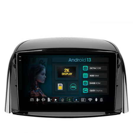 Koleos 2007-2016 - QLED Android Renault Koleos 4+64GB | Hub64.ro