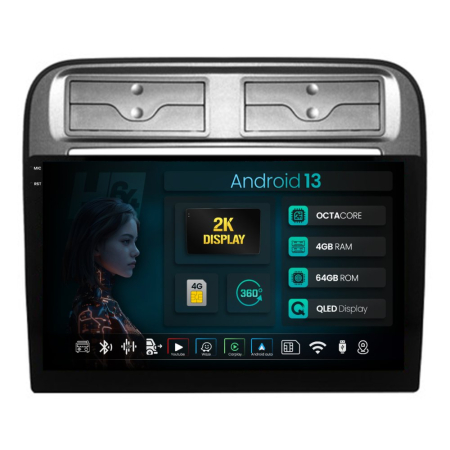 Navigații Fiat Linea 2007-2014 - Navigatie 2K Android Fiat Punto / Linea (2007-2014) 4GB | Hub64.ro