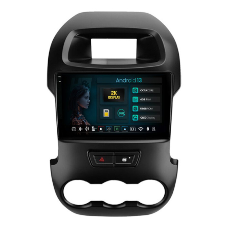 Navigații Ford Ranger 2011-2015 - Navigatie 2K Android Ford Ranger 2011-2015 4G | Hub64.ro