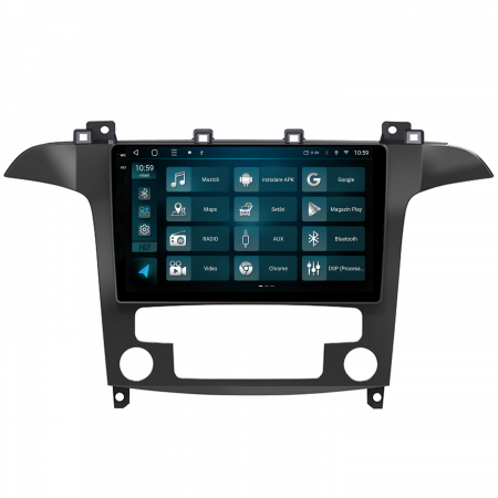 Navigatie 2K Android 13 Ford S-Max QLED | Hub64.ro [2]