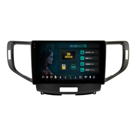 Navigații Honda Accord 2008-2012 - Navigatie 2K Android Honda Accord VIII (2008-2012) 8GB | Hub64.ro