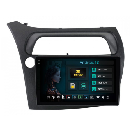 Navigații Honda Civic Hatchback 2006-2011 - Navigatie 2K Android Honda Civic Hatchback (2006-2011) 4GB | Hub64.ro
