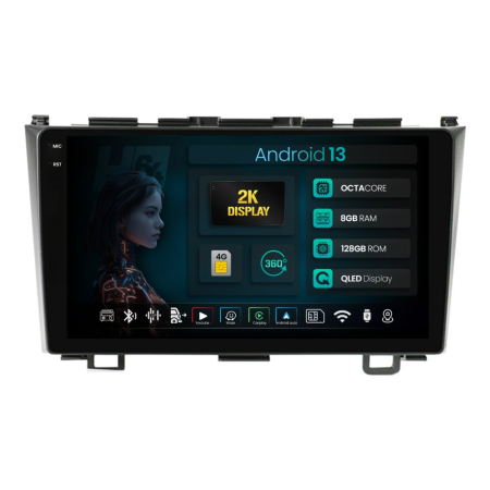 Navigații Honda CR-V 2006-2012 - Navigatie 2K Android Honda CR-V (2006-2012) 8GB | Hub64.ro