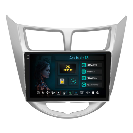 Accent 2010-2016 - Navigatie Android Hyundai Accent (2011-2016) 8GB | Hub64.ro