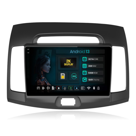 Navigații Hyundai Elantra 2006-2011 - Carplay Android Hyundai Elantra 2007+ QLED | Hub64.ro