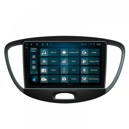 Navigatie 2K QLED Hyundai I10 2007-2013 4GB | Hub64.ro [2]