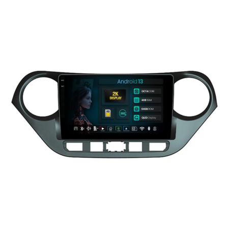 Navigații Hyundai I10 2013-2019 - Navigatie 2K QLED Hyundai I10 2013-2019 4GB | Hub64.ro